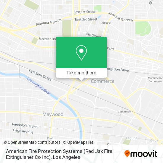 American Fire Protection Systems (Red Jax Fire Extinguisher Co Inc) map