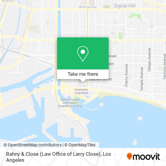 Mapa de Bahny & Close (Law Office of Larry Close)