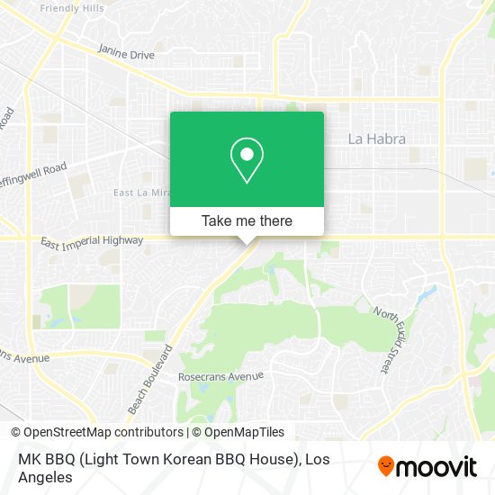 Mapa de MK BBQ (Light Town Korean BBQ House)