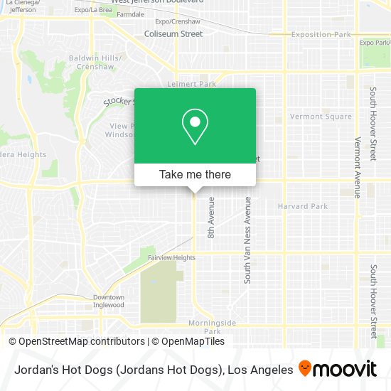 Mapa de Jordan's Hot Dogs (Jordans Hot Dogs)
