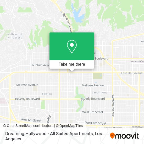 Dreaming Hollywood - All Suites Apartments map