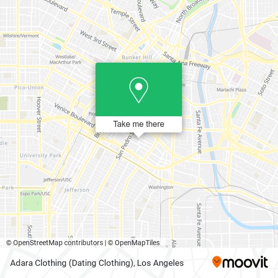 Adara Clothing (Dating Clothing) map