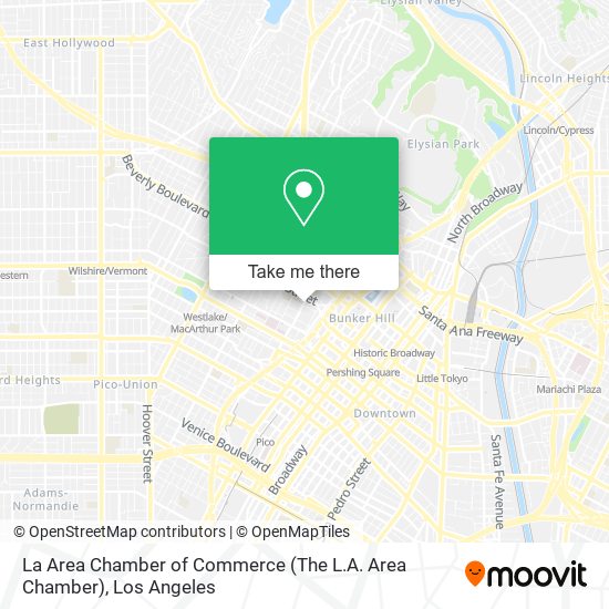 La Area Chamber of Commerce (The L.A. Area Chamber) map