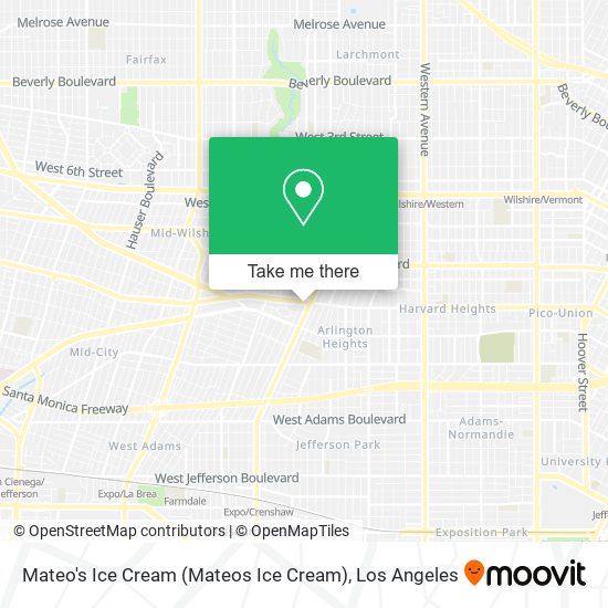 Mapa de Mateo's Ice Cream (Mateos Ice Cream)