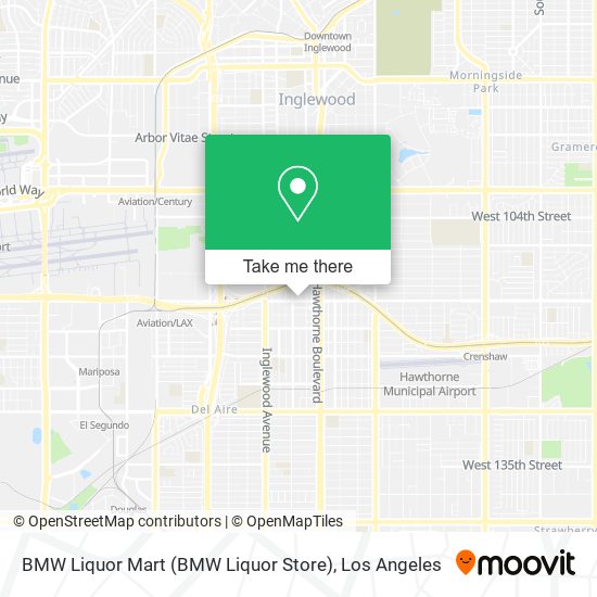 Mapa de BMW Liquor Mart (BMW Liquor Store)