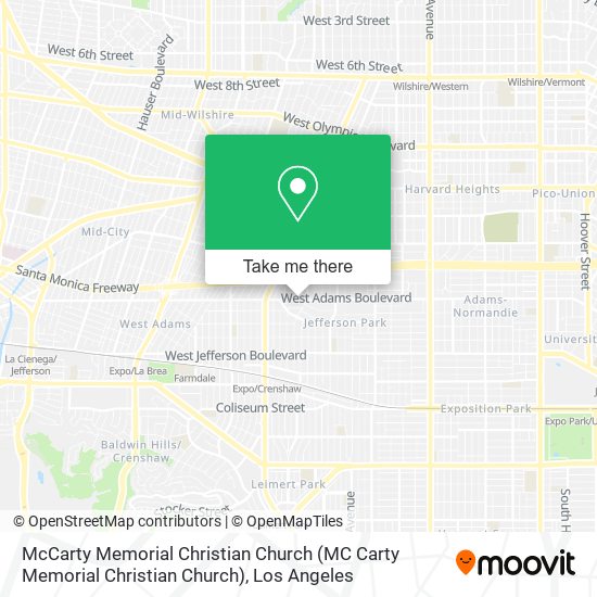 Mapa de McCarty Memorial Christian Church (MC Carty Memorial Christian Church)