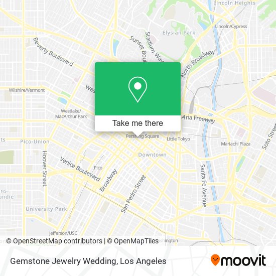 Gemstone Jewelry Wedding map