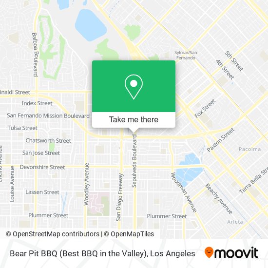 Bear Pit BBQ (Best BBQ in the Valley) map
