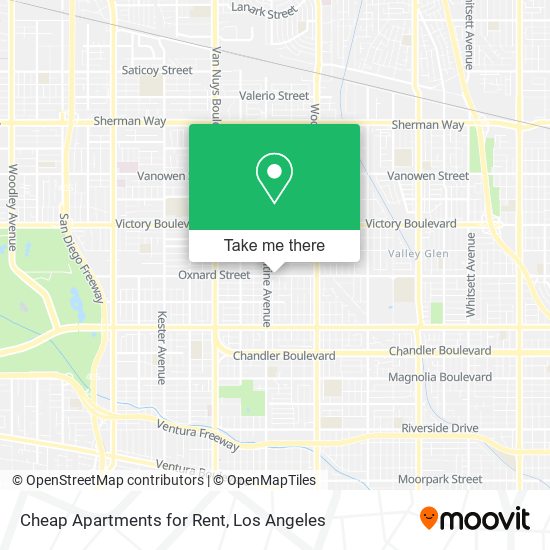 Cheap Apartments for Rent map