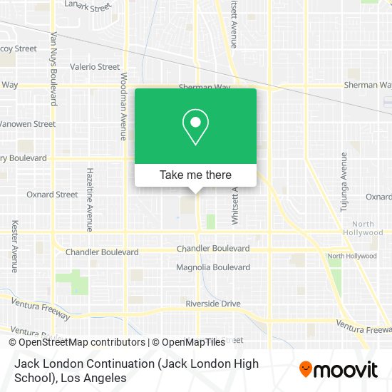 Jack London Continuation (Jack London High School) map