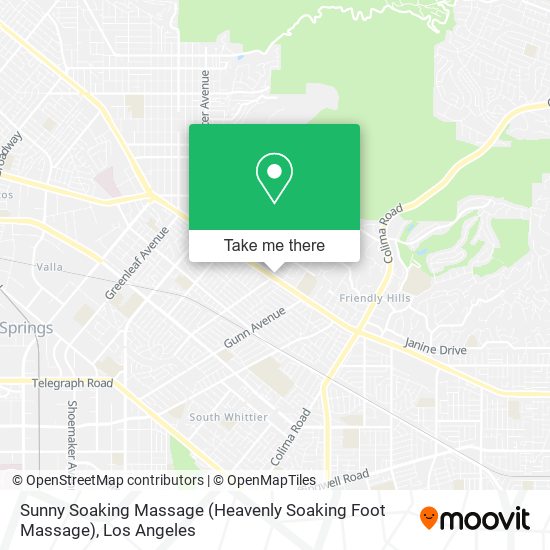 Mapa de Sunny Soaking Massage (Heavenly Soaking Foot Massage)