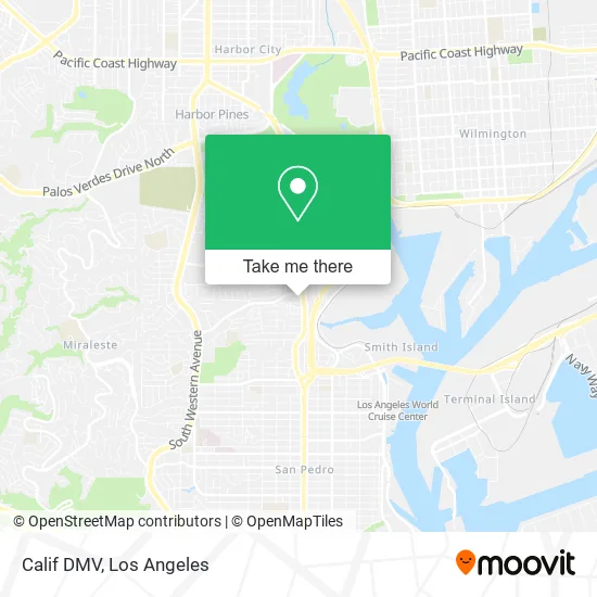 Calif DMV map
