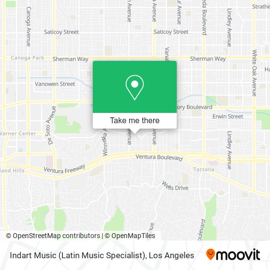Mapa de Indart Music (Latin Music Specialist)