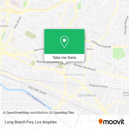 Long Beach Fwy map