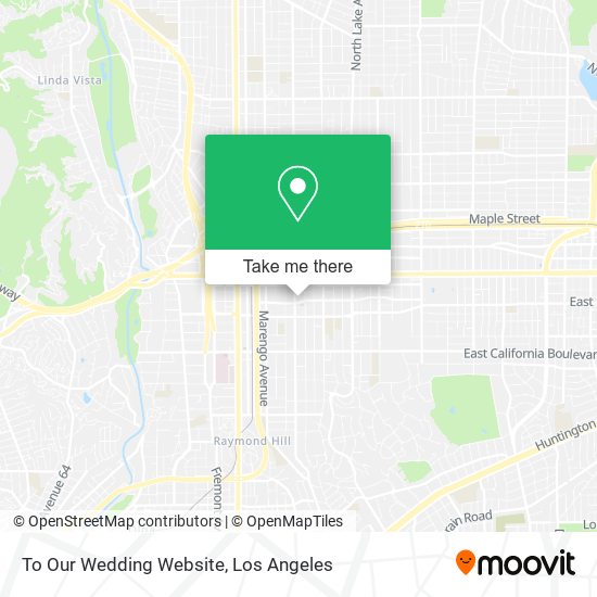 To Our Wedding Website map