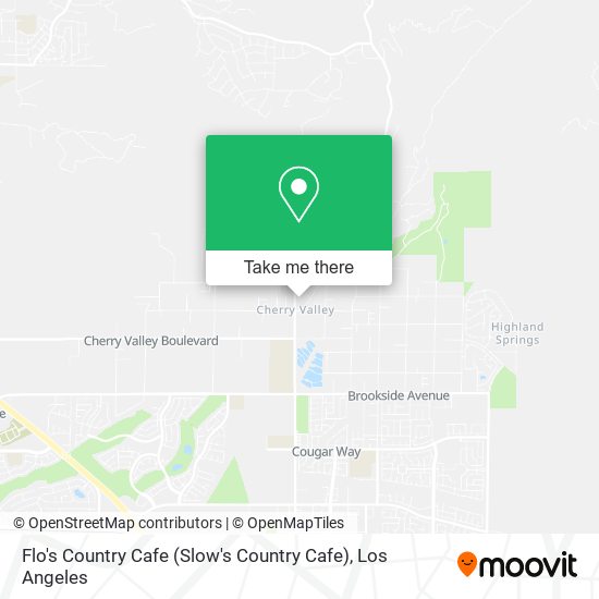 Flo's Country Cafe map
