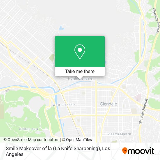 Smile Makeover of la (La Knife Sharpening) map