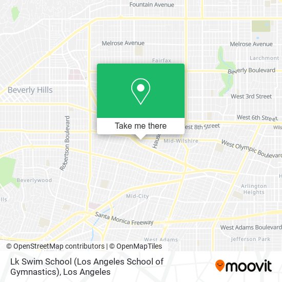 Lk Swim School (Los Angeles School of Gymnastics) map