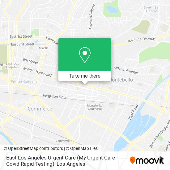 East Los Angeles Urgent Care (My Urgent Care - Covid Rapid Testing) map
