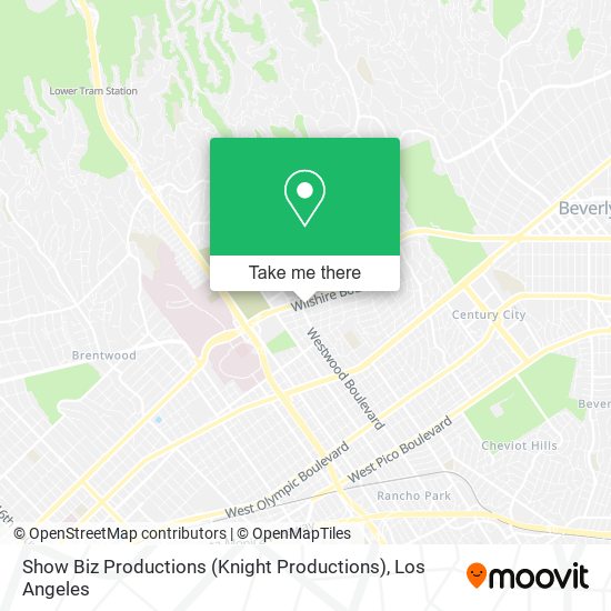 Mapa de Show Biz Productions (Knight Productions)