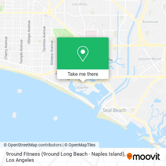 Mapa de 9round Fitness (9round Long Beach - Naples Island)