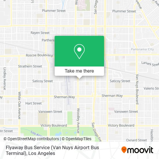 Flyaway Bus Service (Van Nuys Airport Bus Terminal) map