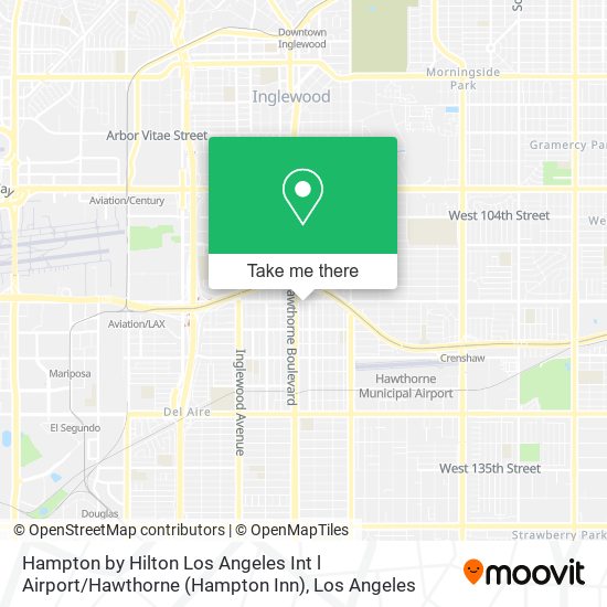 Hampton by Hilton Los Angeles Int l Airport / Hawthorne (Hampton Inn) map