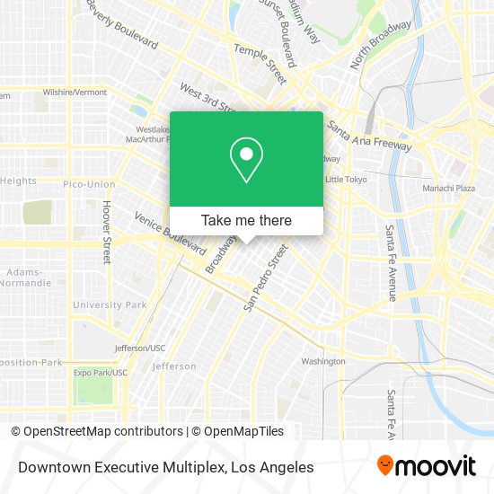 Downtown Executive Multiplex map