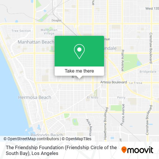 Mapa de The Friendship Foundation (Friendship Circle of the South Bay)