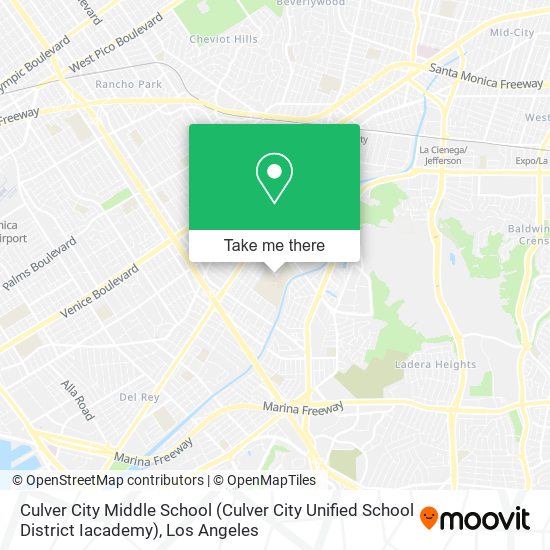 Culver City Middle School (Culver City Unified School District Iacademy) map