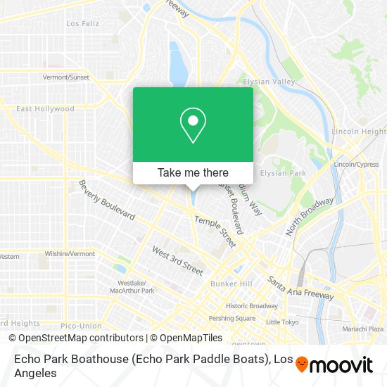 Mapa de Echo Park Boathouse (Echo Park Paddle Boats)