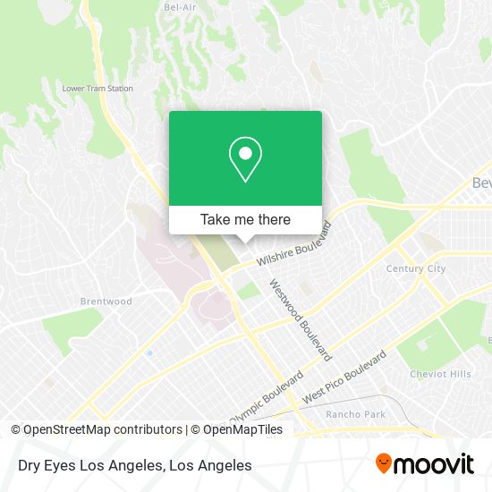 Mapa de Dry Eyes Los Angeles