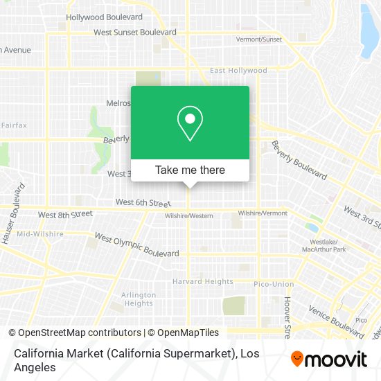 California Market (California Supermarket) map
