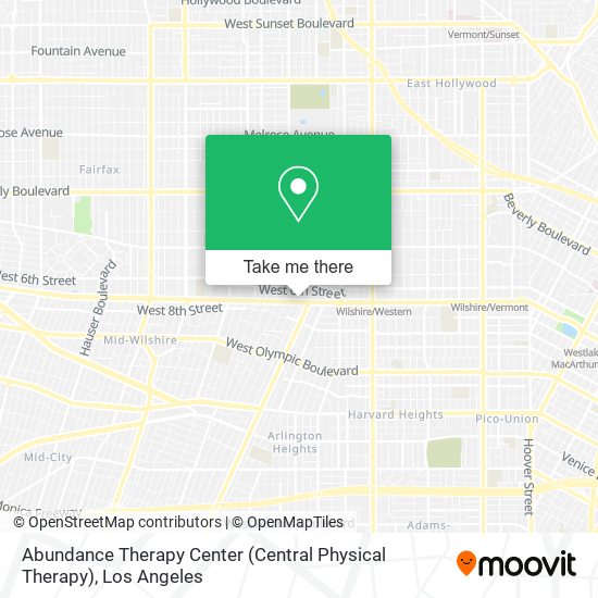 Mapa de Abundance Therapy Center (Central Physical Therapy)