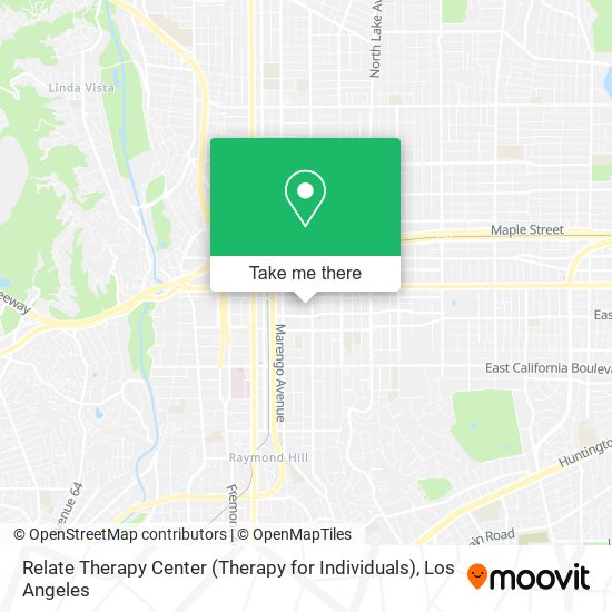 Mapa de Relate Therapy Center (Therapy for Individuals)