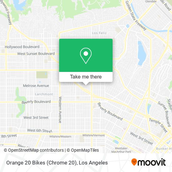 Mapa de Orange 20 Bikes (Chrome 20)