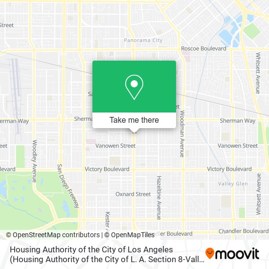 Housing Authority of the City of Los Angeles map
