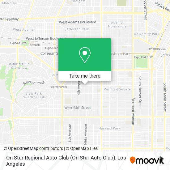 On Star Regional Auto Club map