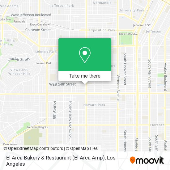 Mapa de El Arca Bakery & Restaurant (El Arca Amp)