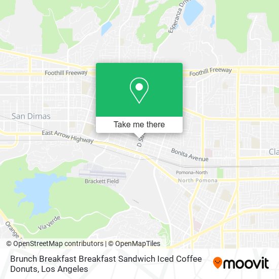 Mapa de Brunch Breakfast Breakfast Sandwich Iced Coffee Donuts