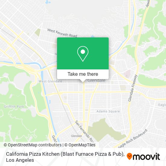 Mapa de California Pizza Kitchen (Blast Furnace Pizza & Pub)