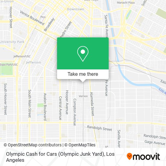 Olympic Cash for Cars (Olympic Junk Yard) map