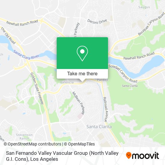 San Fernando Valley Vascular Group (North Valley G.I. Cons) map