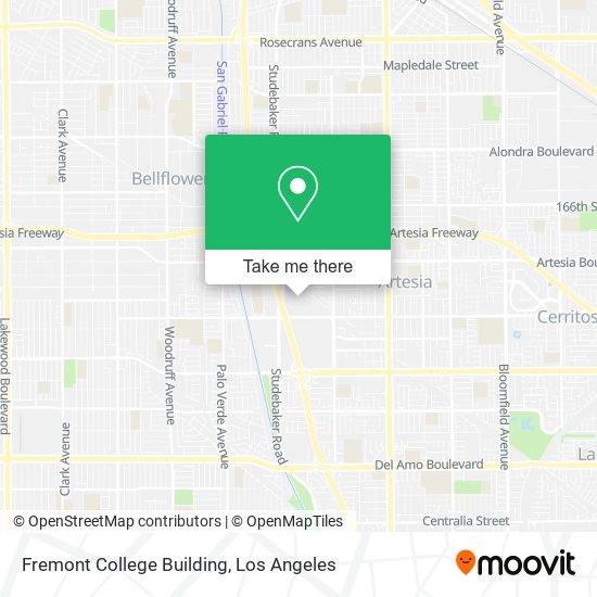 Mapa de Fremont College Building
