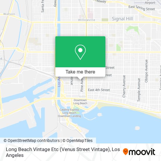 Long Beach Vintage Etc (Venus Street Vintage) map