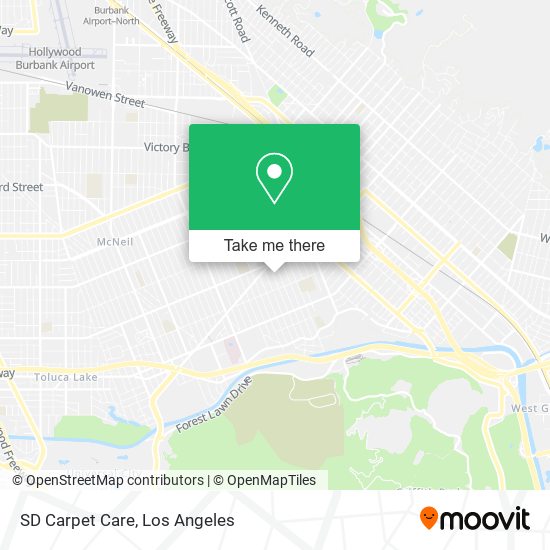 SD Carpet Care map