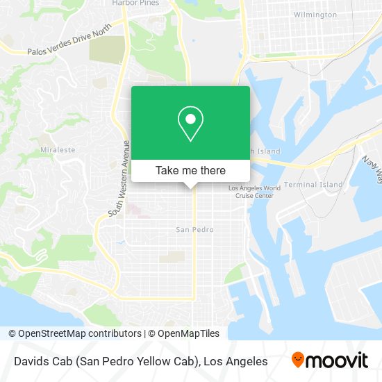 Davids Cab (San Pedro Yellow Cab) map