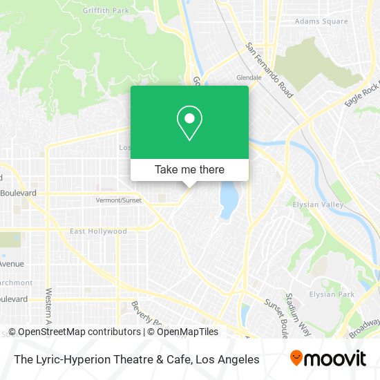 Mapa de The Lyric-Hyperion Theatre & Cafe