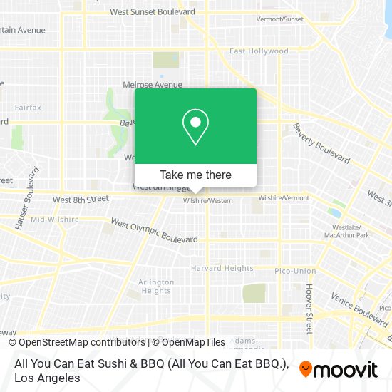 Mapa de All You Can Eat Sushi & BBQ (All You Can Eat BBQ.)