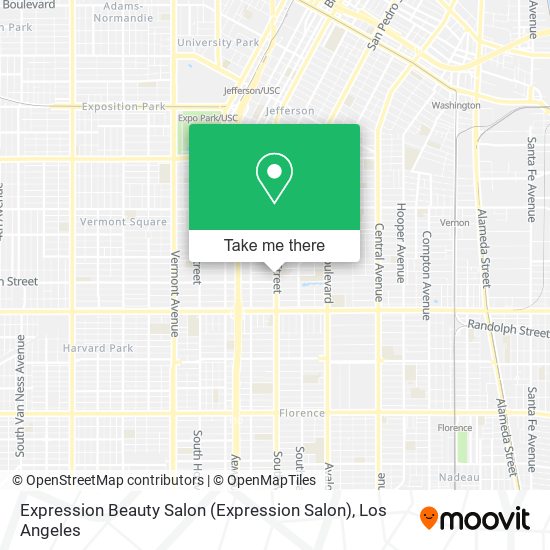 Mapa de Expression Beauty Salon (Expression Salon)